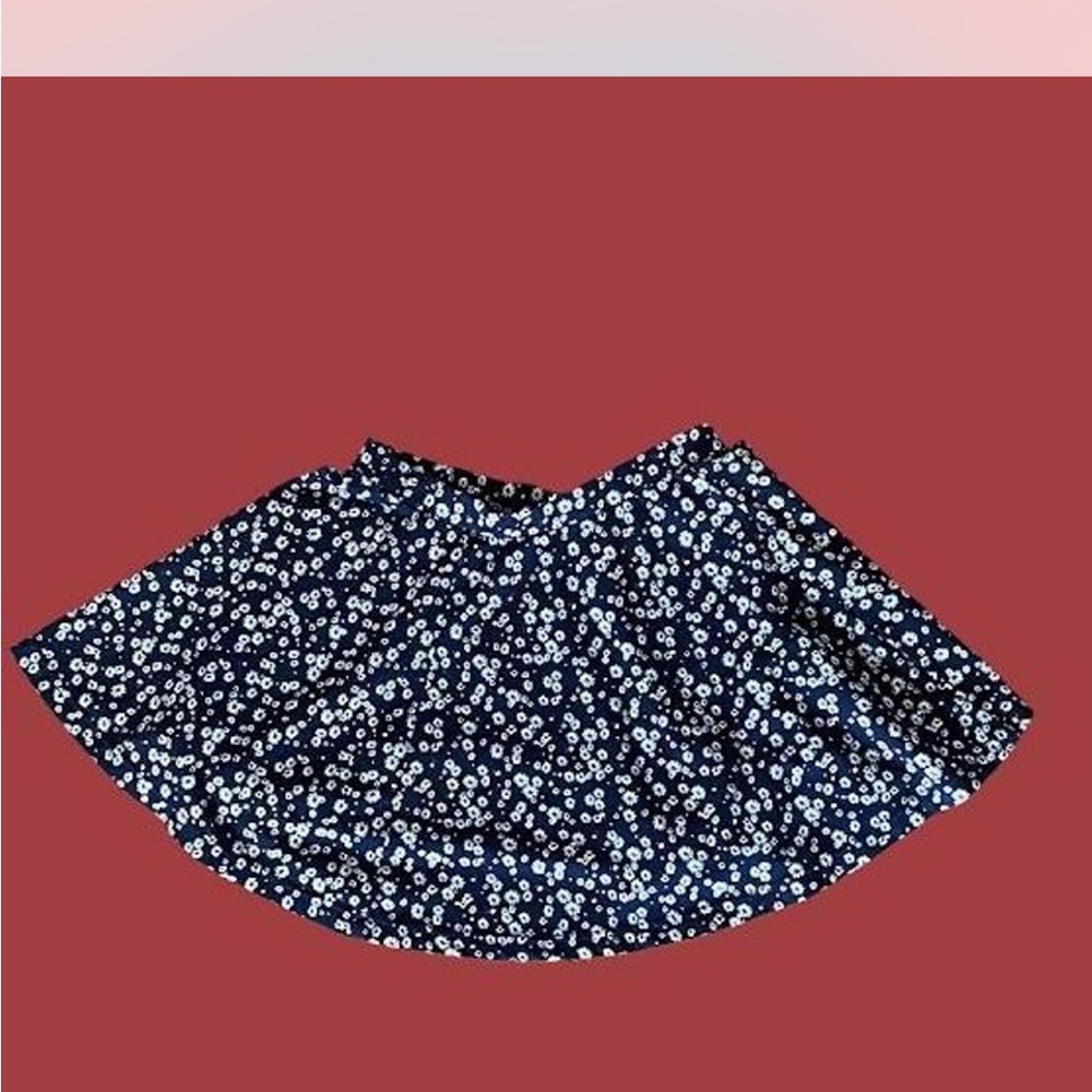 Floral Navy Skirt